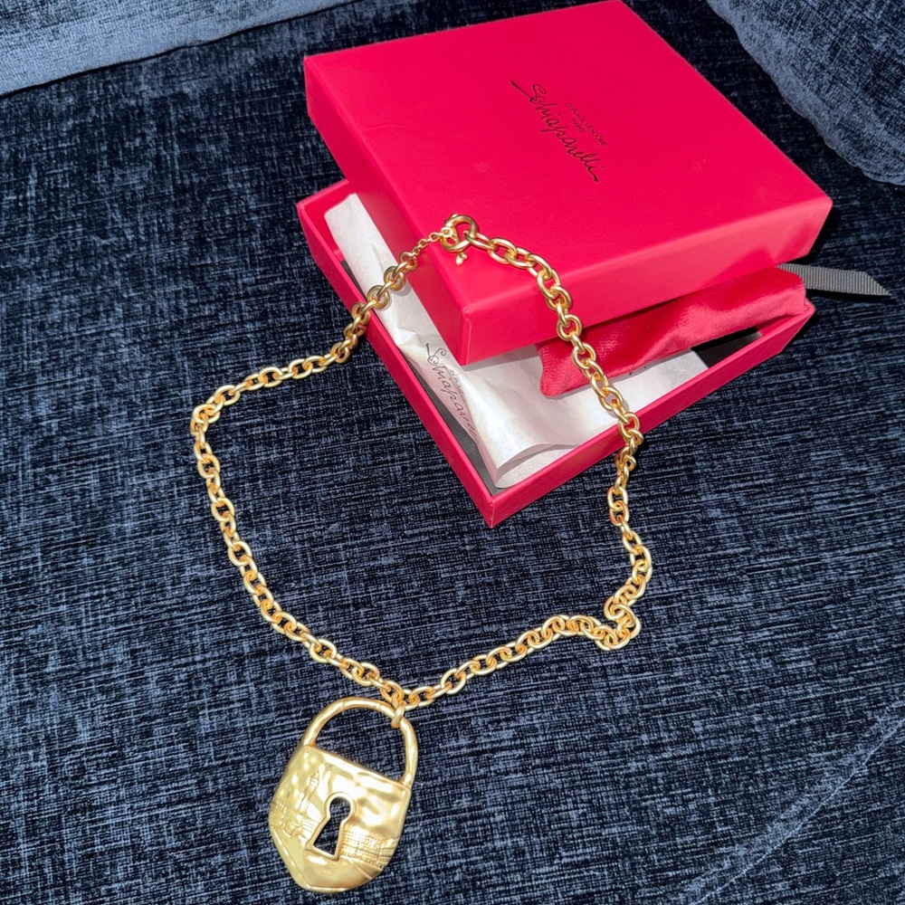Schiaparelli Padlock Necklace
